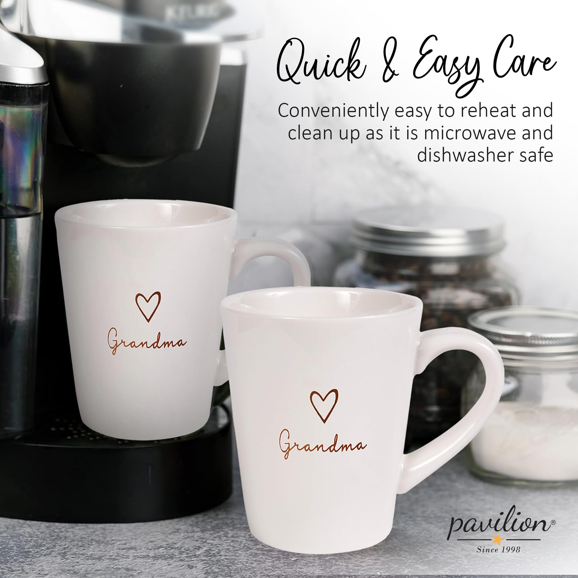 Pavilion Grandma mug in everyday setting enhances cozy tea moments.