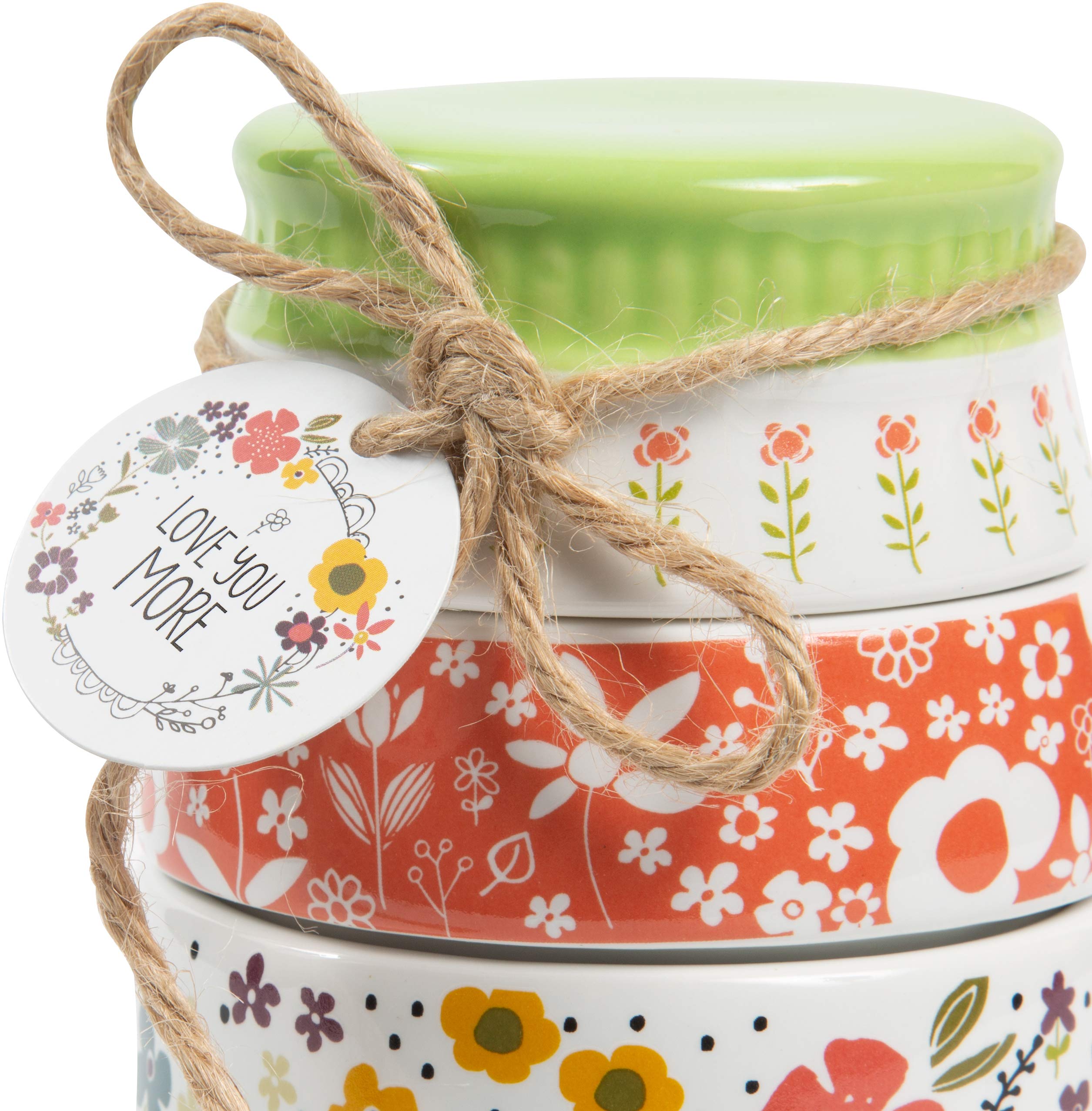 Perfect gift-ready Pavilion Love You More set with colorful design.