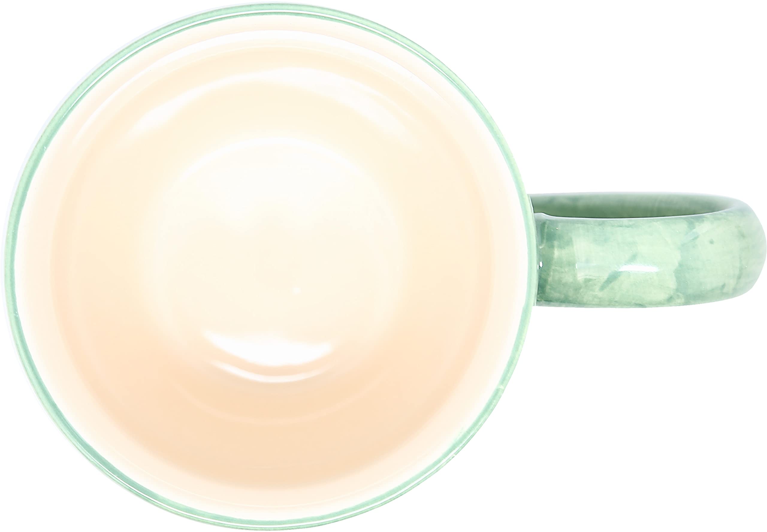 Pavilion mug noted as dishwasher and microwave safe for easy care