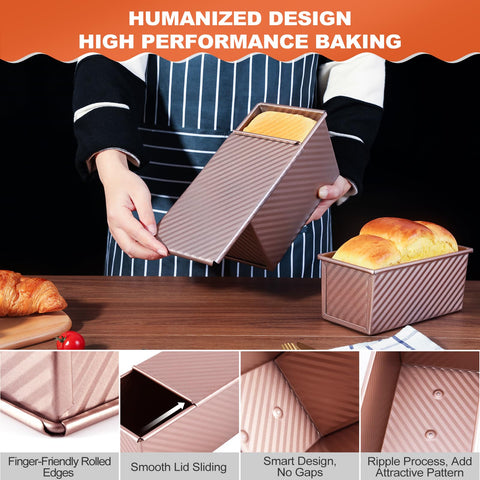 Pavsrmy lid shapes precise sandwich slices for toasting.
