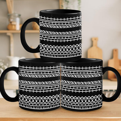 Pawfect House 11oz ceramic mug with two-sided prints.
