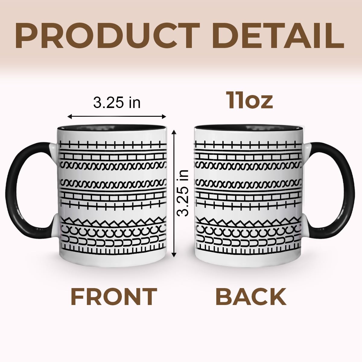 Pawfect House Hidden Message Mug in hand for morning giggles