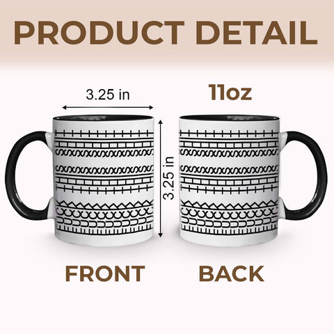 Pawfect House Hidden Message Mug in hand for morning giggles