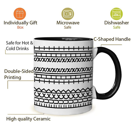 Pawfect House Hidden Message Mug side detail shows vibrant print