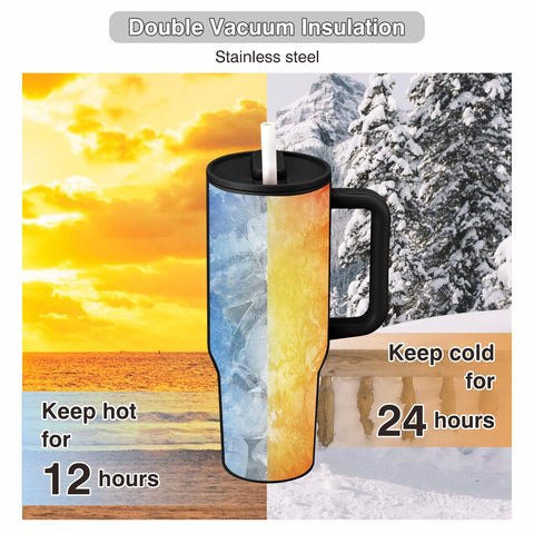 Pawtong 40oz tumbler bottom detachable feature shown for cleaning