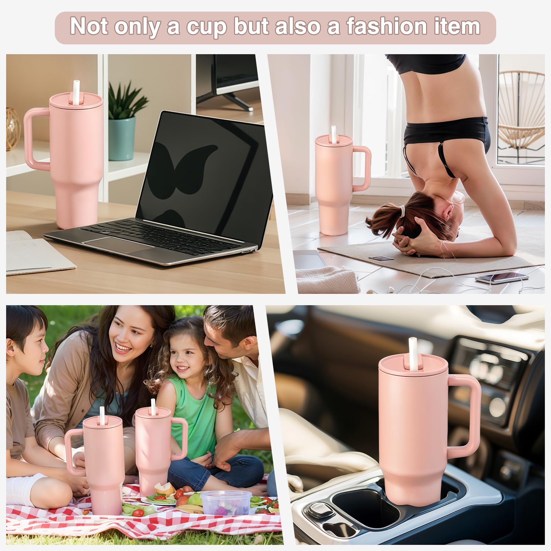 Pawtong 40oz insulated tumbler travel mug ready for journeys