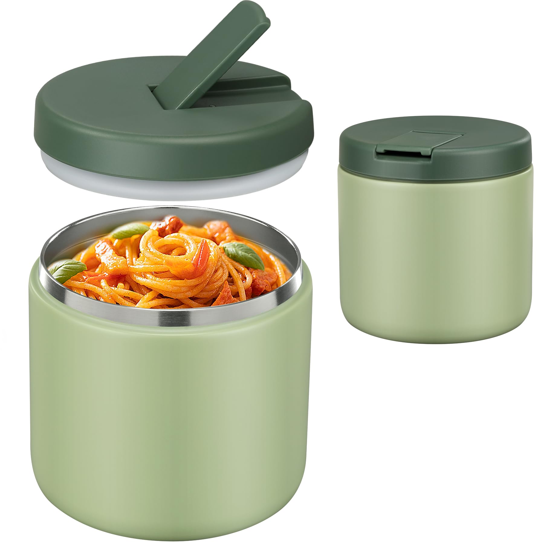 Pawtong buckle lid insulated jar for secure school meals.