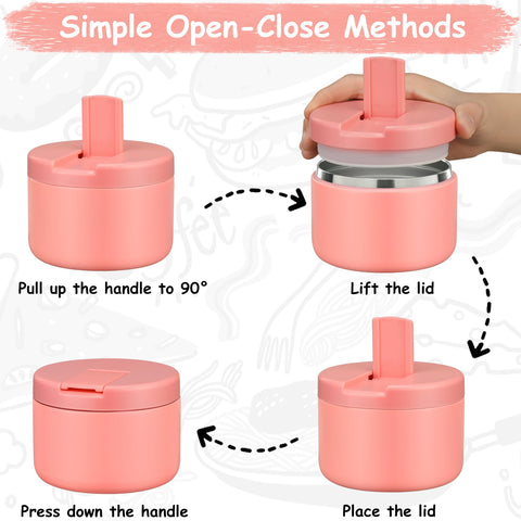 Pawtong buckle lid open 90-degree action for kids.