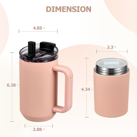 Pawtong travel mug fits standard cup holders for easy daily carrying.