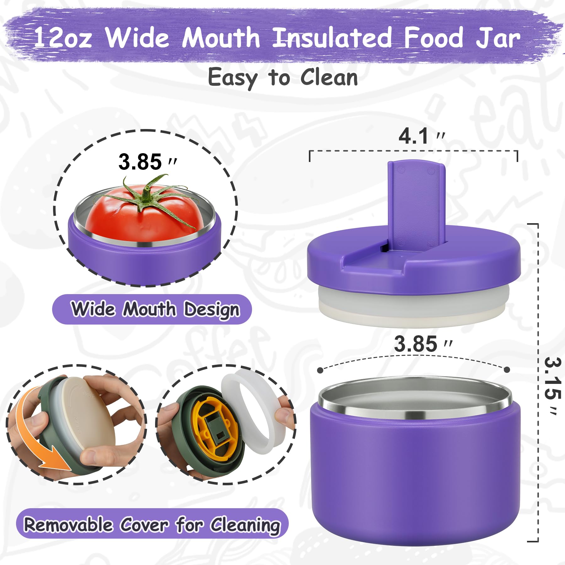 Pawtong kid-friendly buckle lid design is easy for small hands.
