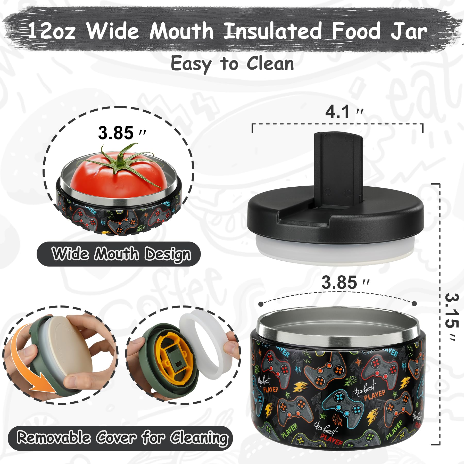 Pawtong leakproof lid with silicone gasket prevents spills in bags during transit.