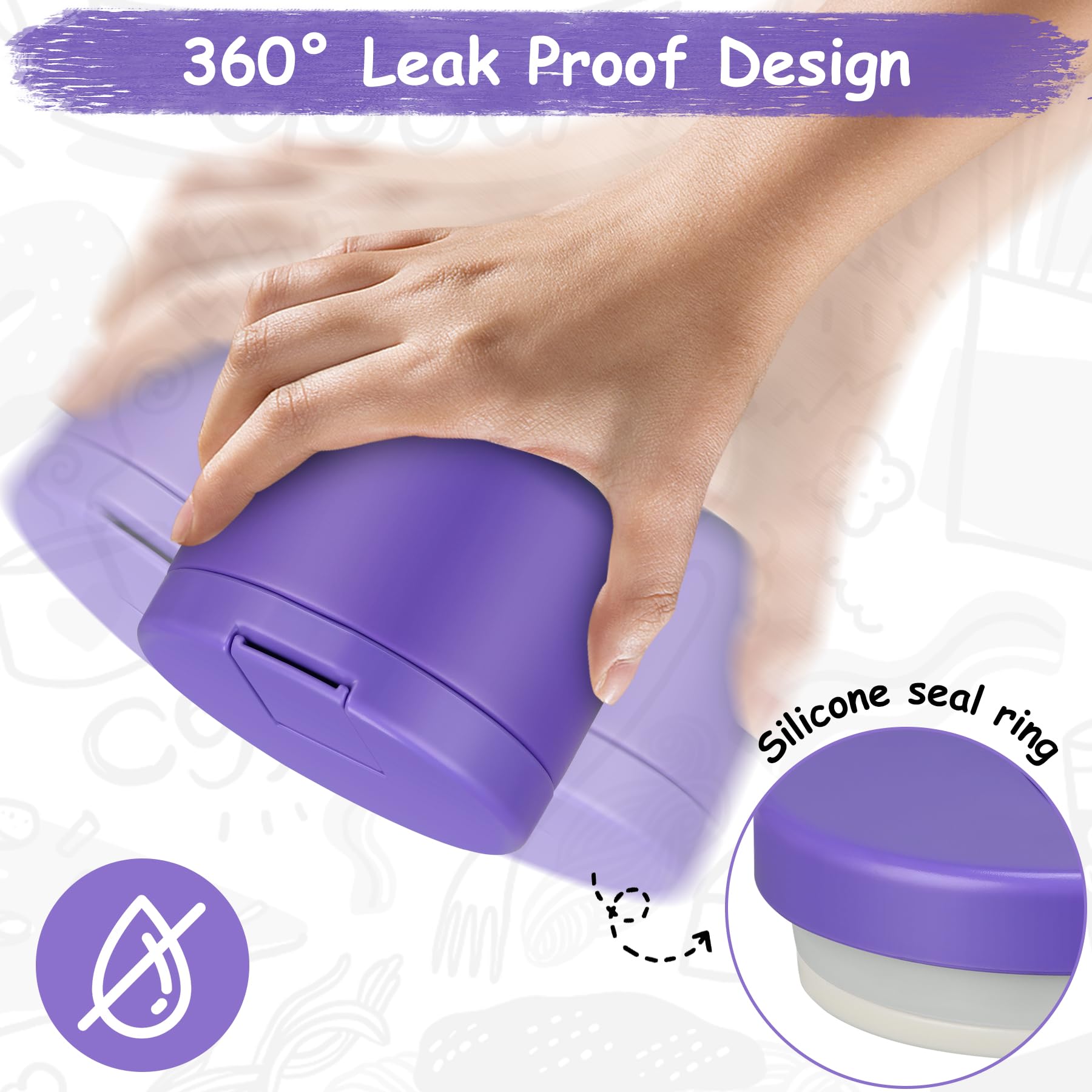 Pawtong silicone gasket provides a leakproof seal for bags and backpacks.