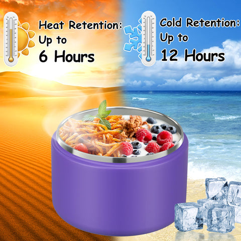 Pawtong SUS304 stainless interior preserves heat and freshness for hours.
