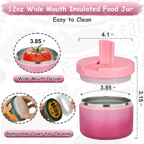 Pawtong stainless steel interior with vacuum insulation keeps food at the desired temperature.