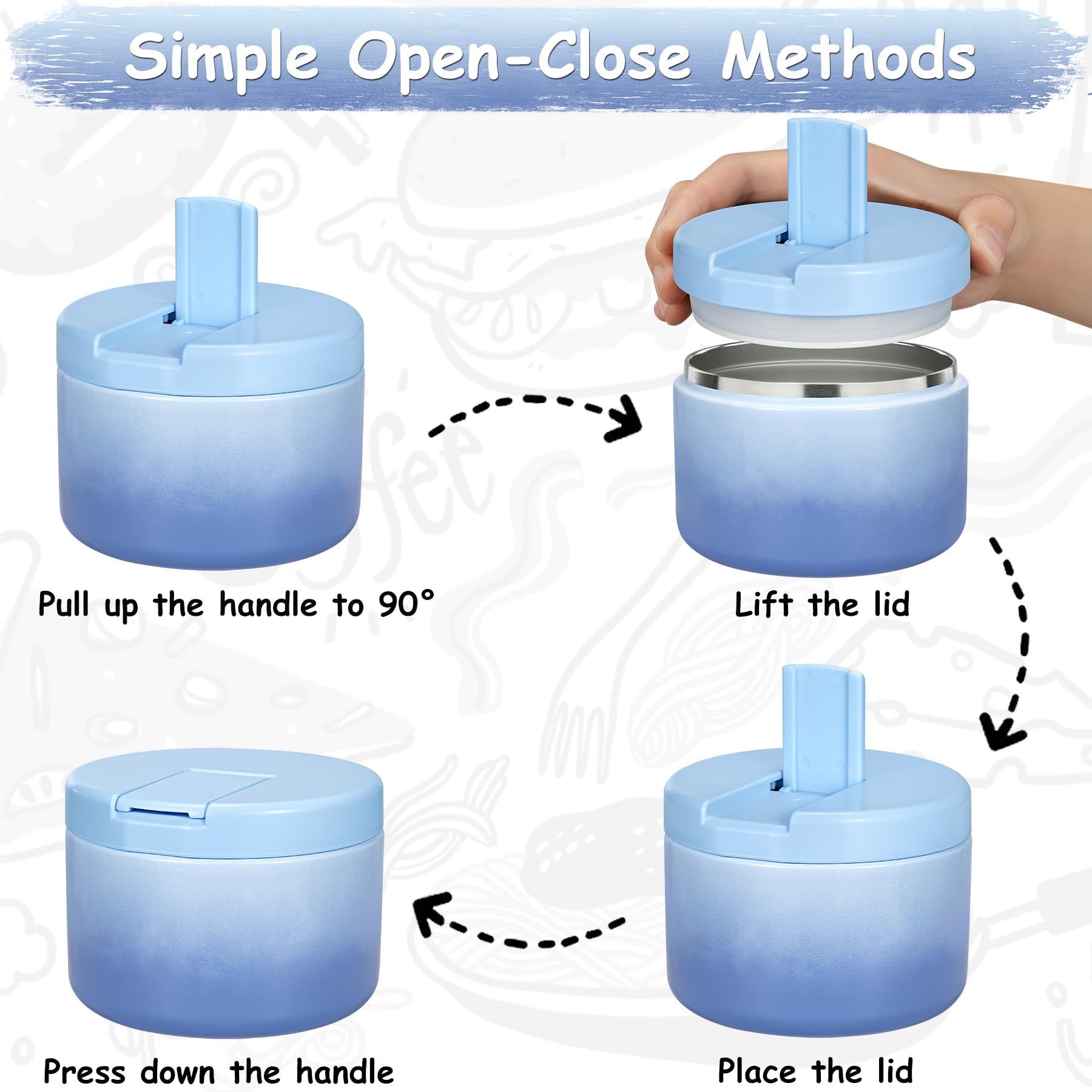 Pawtong wide-mouth design makes filling and cleaning easy.