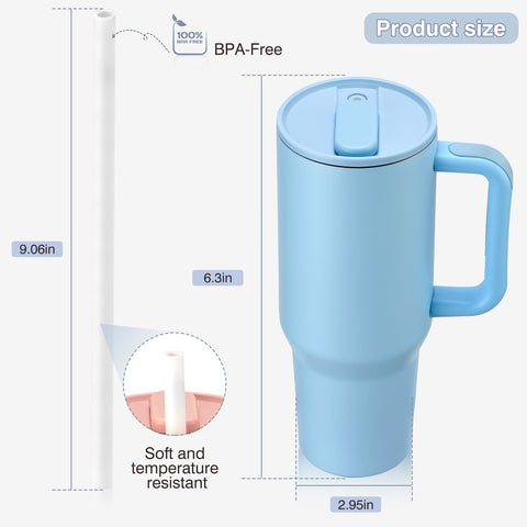 Pawtong wide mouth thermal cup for easy filling and cleaning
