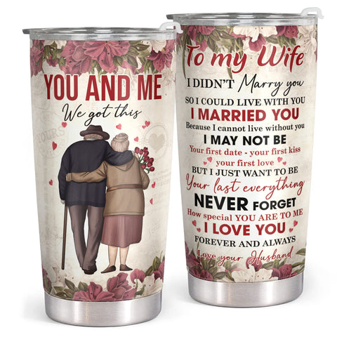 Pawzity Wife Tumbler with Lid keeps beverages secure on the go.