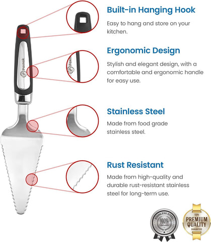 PAXNOK included bread knife ready for bread slicing in a single set