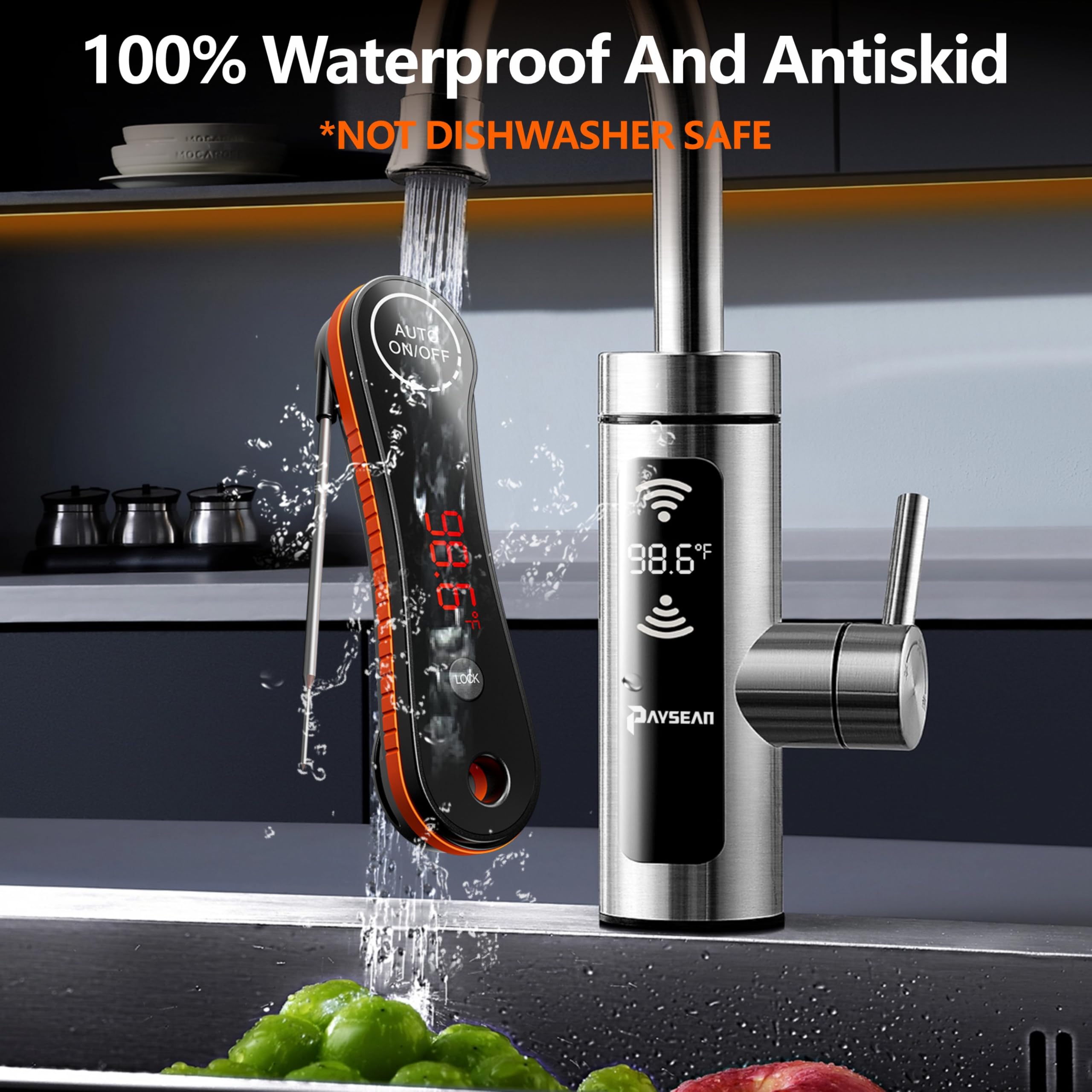 Paysean long battery life supports extended outdoor cooking sessions