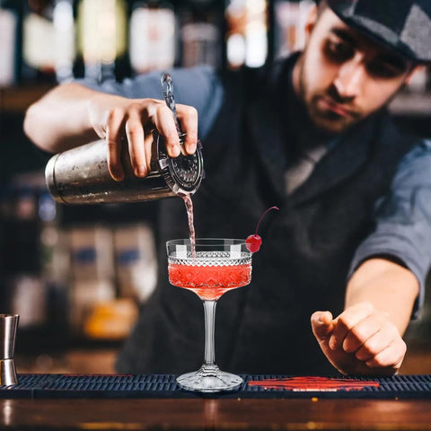Paysky champagne coupe glass adds a classic touch to celebrations.