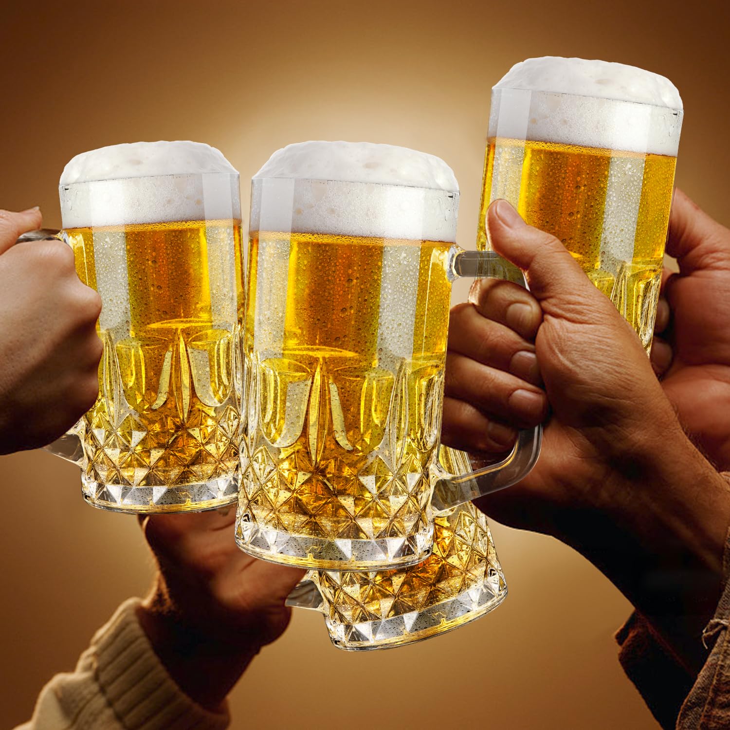 Paysky gift-ready beer mug set makes a thoughtful present for home bars and celebrations