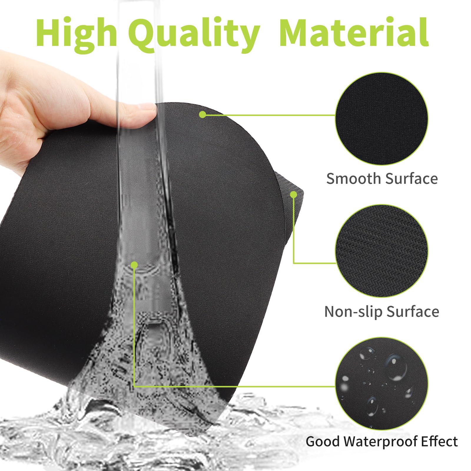 PCTTOIL anti-slip sliding pad grips Ninja unit and counter safely.