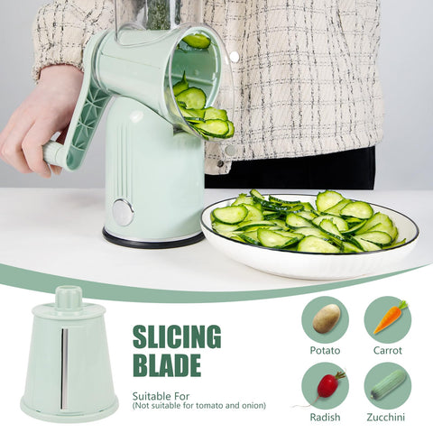 PDAENLKY grater side view shows sturdy suction base for stable prep