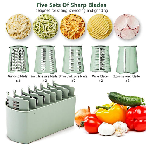 PDAENLKY rotary grater locked on bench ensures safe, hands-free operation