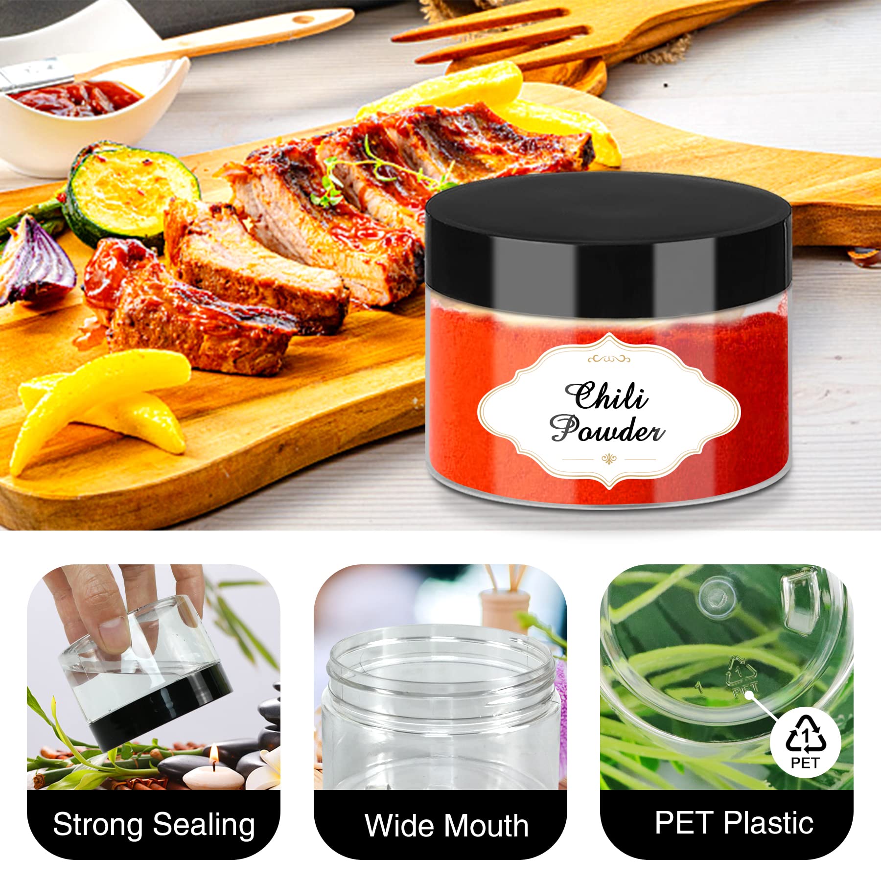 PeacePeo 4 oz jar side view compact travel-friendly