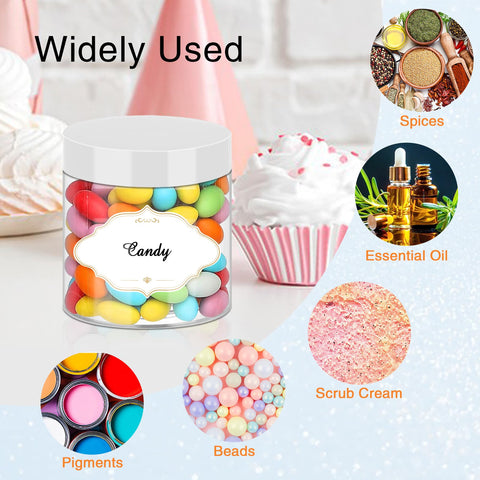 PeacePeo clear jar showing contents at a glance for quick access.