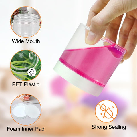 PeacePeo leakproof jar with foam seal ensures airtight storage for freshness.