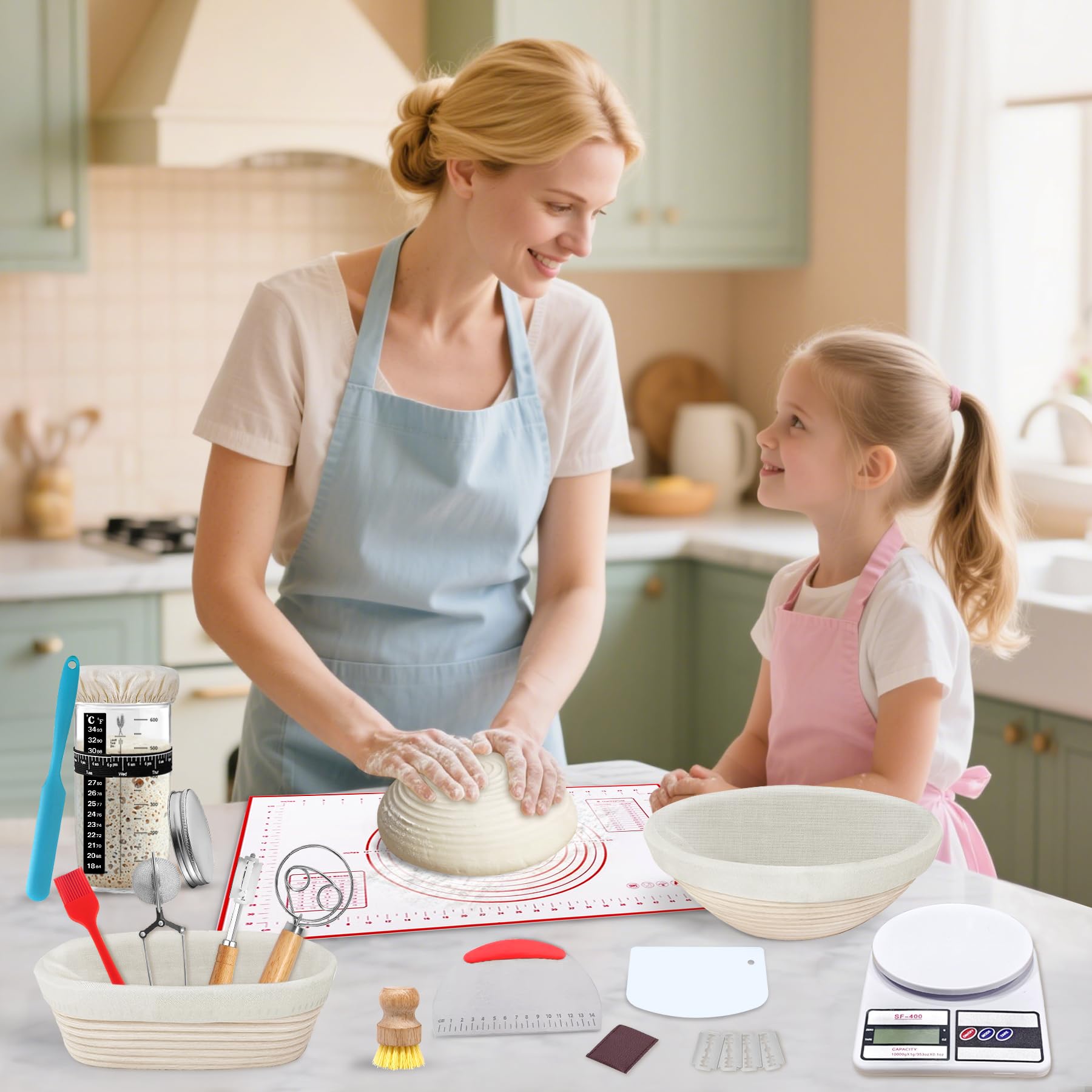 PeacePeo linen liner for banneton enhances versatility and prevents sticking.