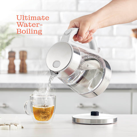 Peach Street Speed-Boil cool-touch handle for safe, comfortable grip.