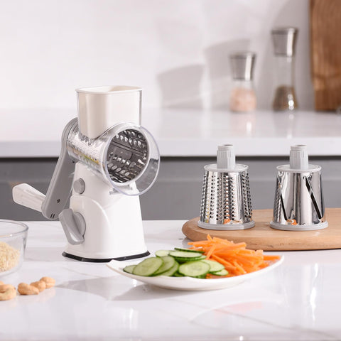 peatend on-counter operation keeps hands safe while grating