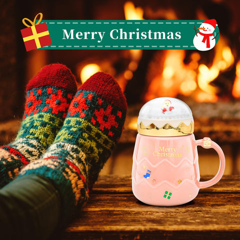 Peclek gift-ready Christmas mug suited for gifting adults and kids