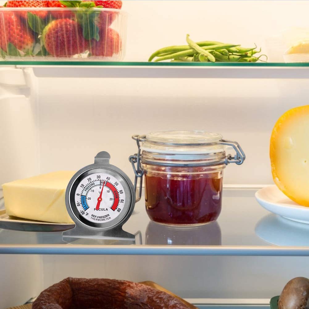 PECULA thermometer displays -30 to -20 C range for accurate cooling