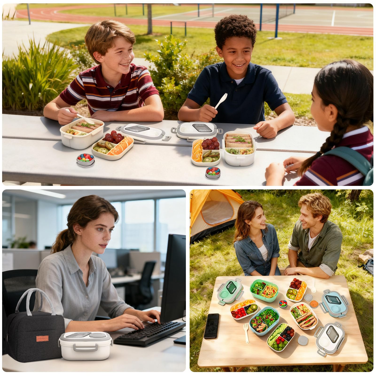 PEDECO microwave-safe and dishwasher-safe design simplifies reheating and cleanup.