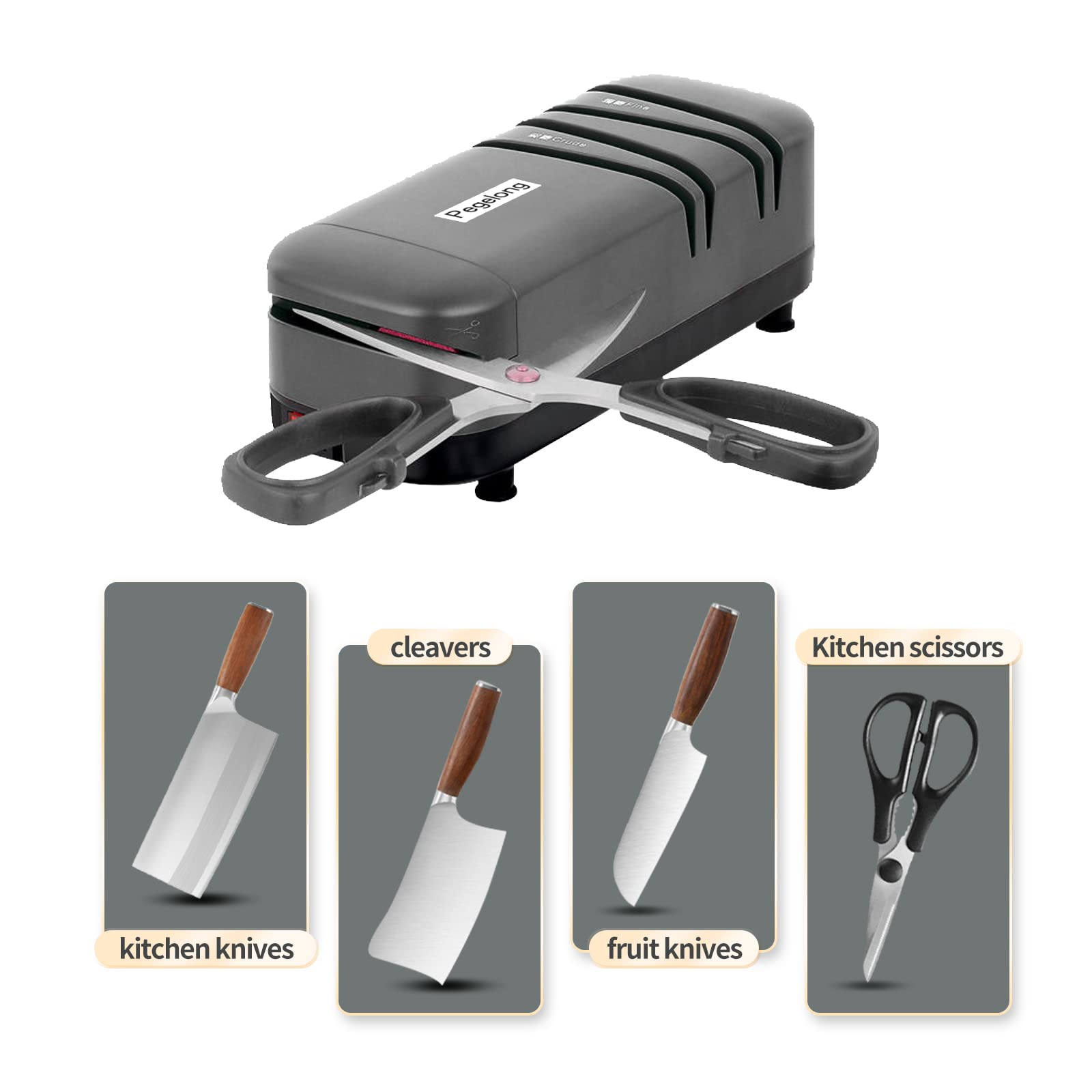 Pegelong S820 replaceable wheels emphasize long-term maintenance and fresh sharpening results.