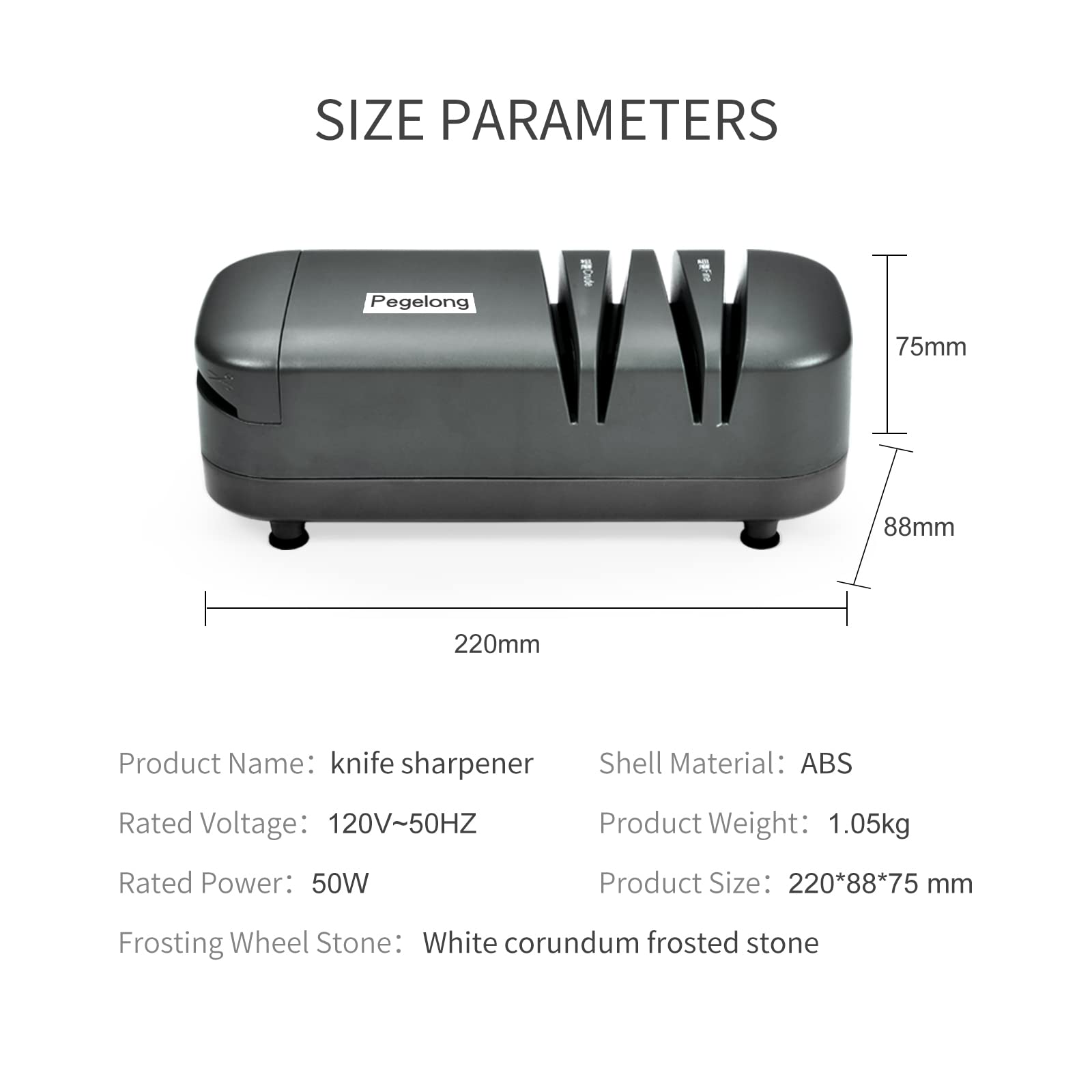 Pegelong S820 side view highlights slim profile and easy grip during use.