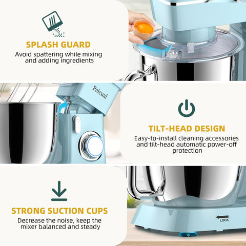 Peicual flat beater delivers even mixing for batters