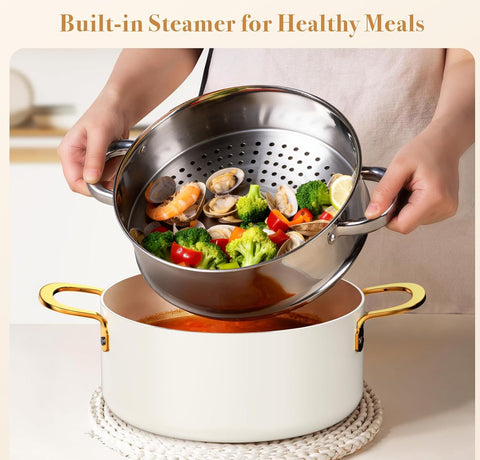 PekGema utensils set included for ready to cook tools.