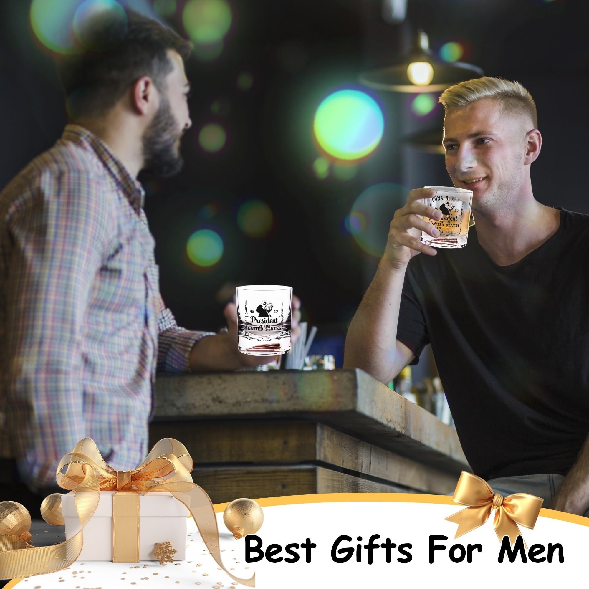 Pekuality Funny Whiskey Glasses ideal for home gatherings and parties