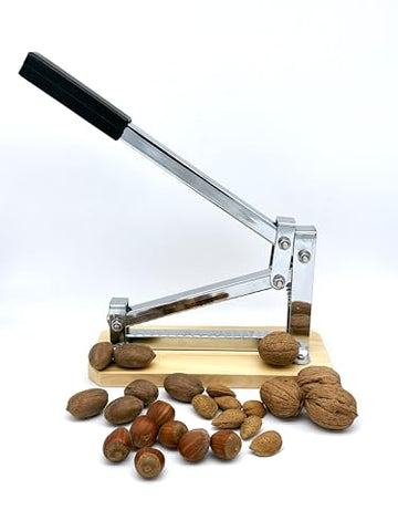 Pelamatic nutcracker with compact portable design for travel and on-the-go snacking.