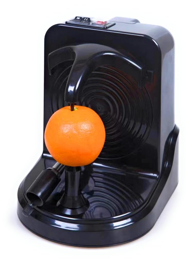 Pelamatic orange peeler front view showing durable stainless steel build