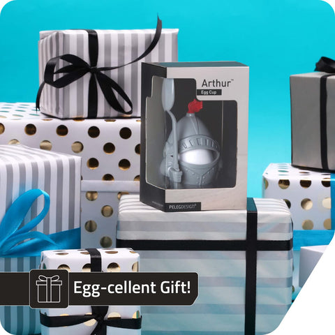 PELEG DESIGN Arthur gift-ready packaging suggests a fun, ready-to-give breakfast gift