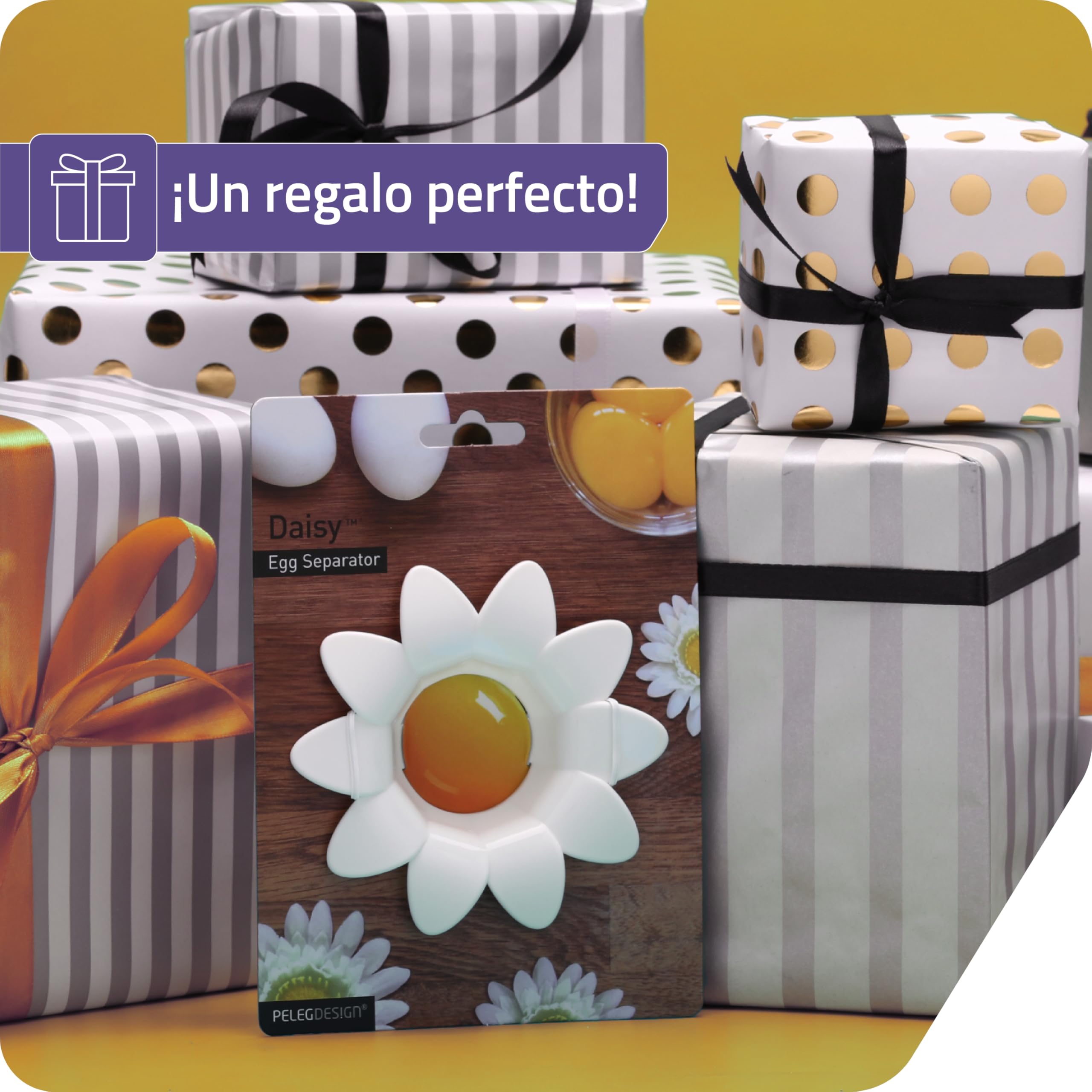 Peleg Design Daisy egg separator gift-ready packaging