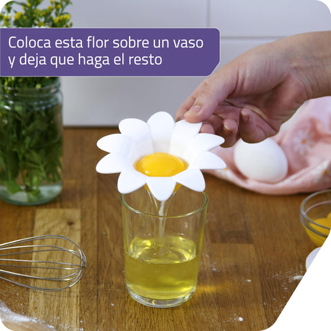Peleg Design Flower egg separator highlights the cute design for gifting
