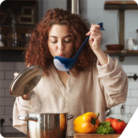 PELEG DESIGN Souper Tail Ladle durable build with whale handle.