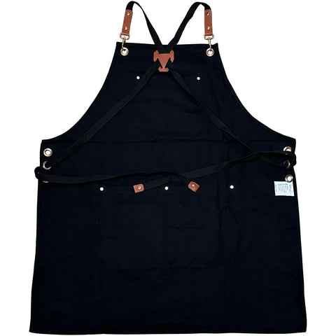 Pelocapa barber apron back strap adjustment enables easy, comfortable fit