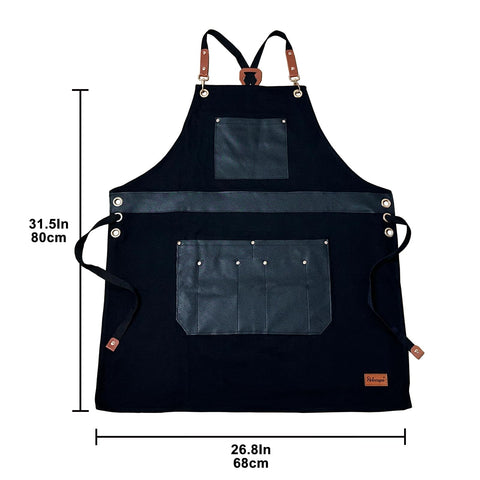 Pelocapa barber apron pocket layout highlights organized tool storage